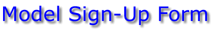 Model Sign-Up Form